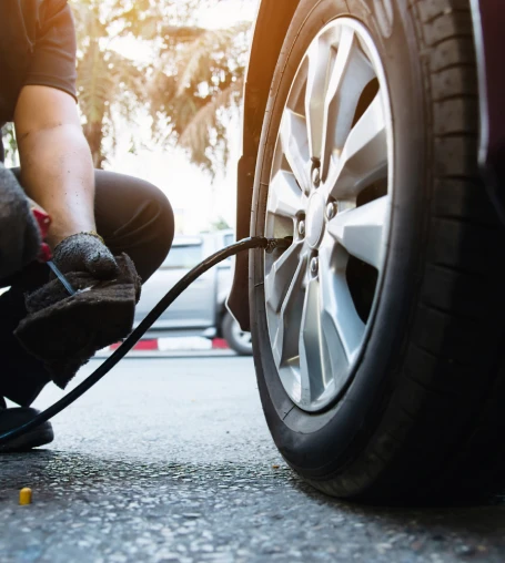 tyre pressure check
