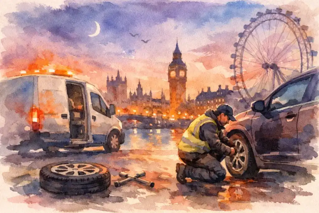 24/7 Emergency Tyre Fitting in London