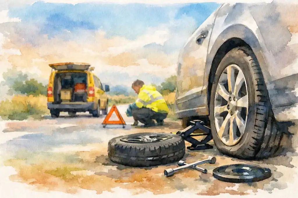 Does AA Cover Flat Tyres? What to Expect
