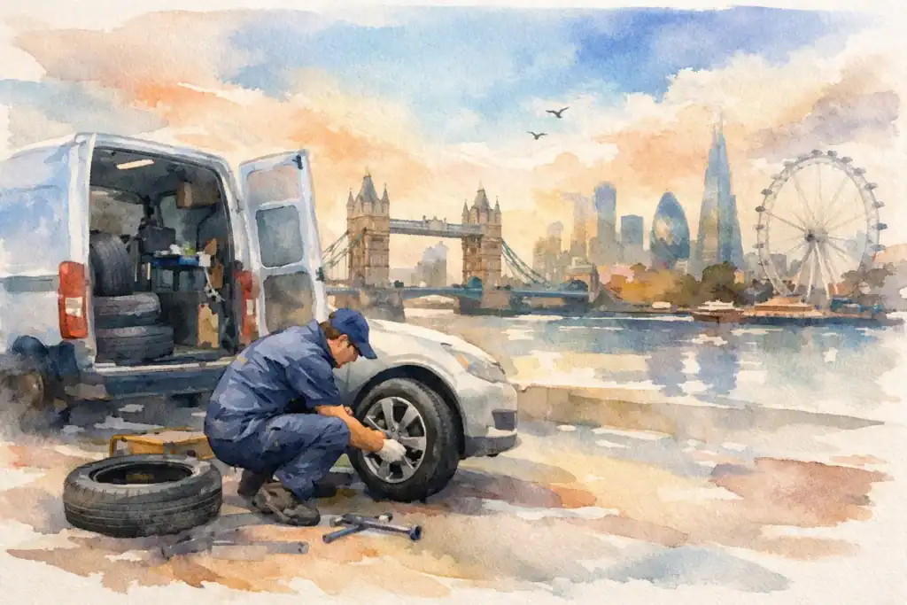 Mobile Tyre Fitting in London That Saves Time