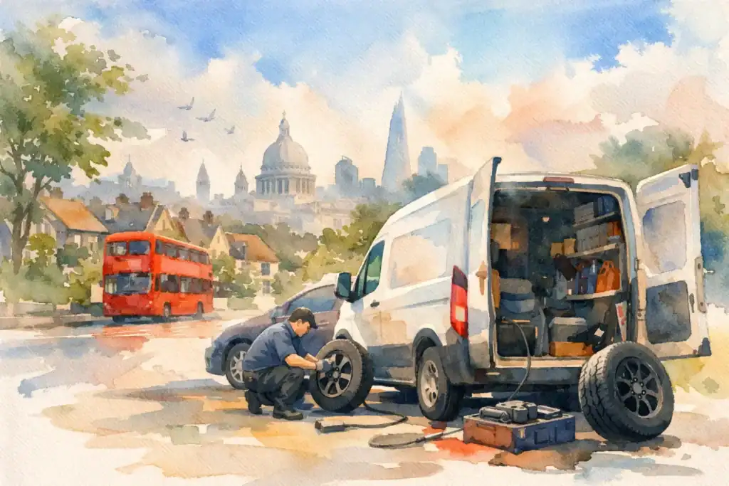 Mobile Tyre Replacement North London Fast