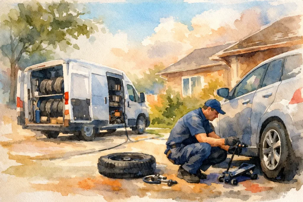 Can a Mobile Tyre Fitter Come Home?