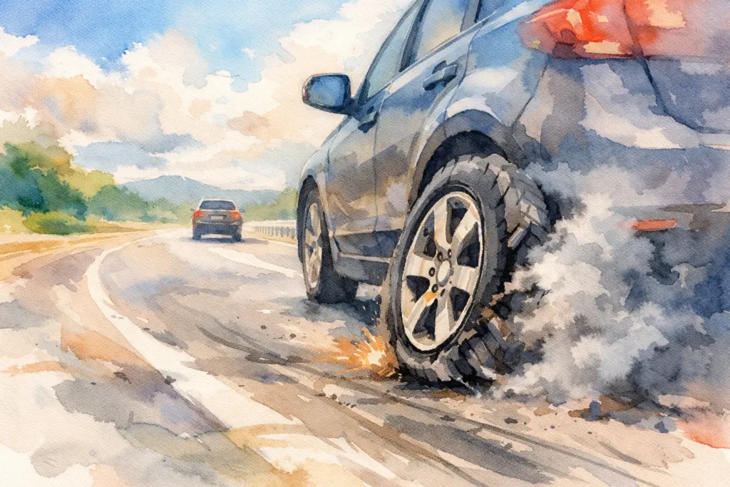 How to Handle a Tyre Blowout Safely