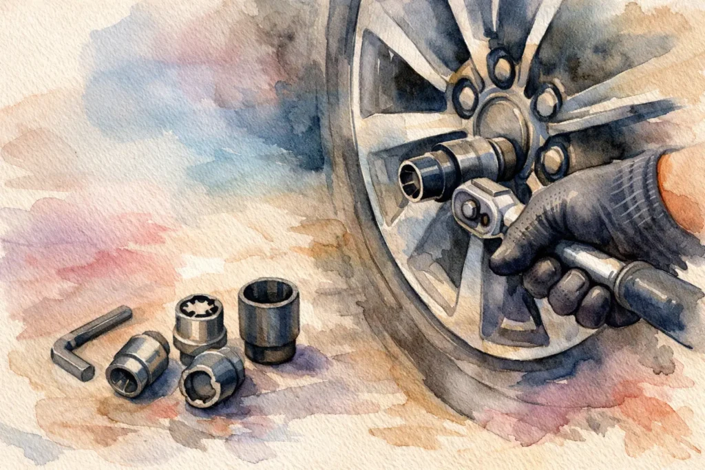 How to Remove Locking Wheel Nuts Safely