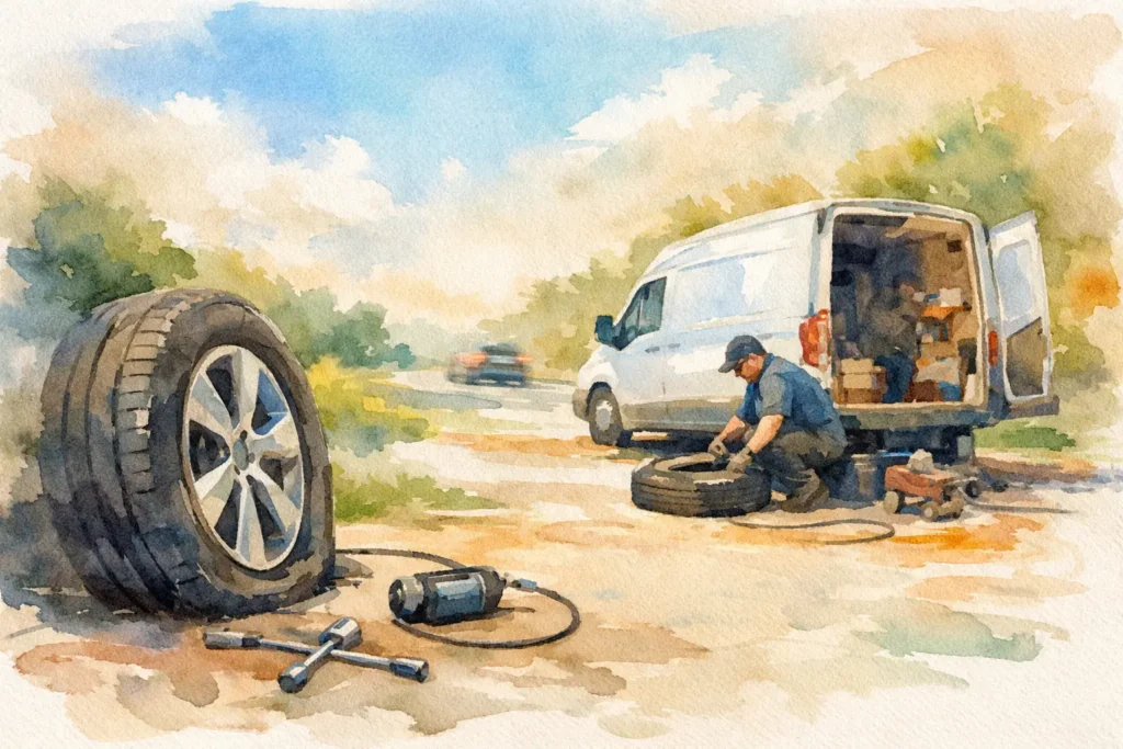 Mobile Puncture Repair Near Me Fast