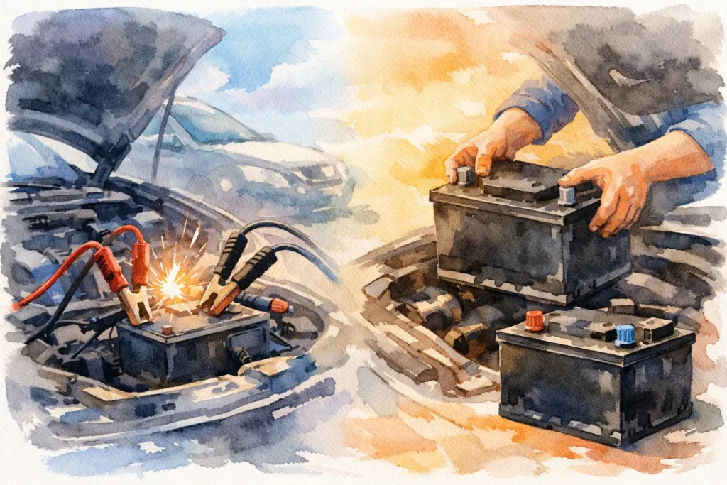 Jump Start vs Battery Replacement for Your Car