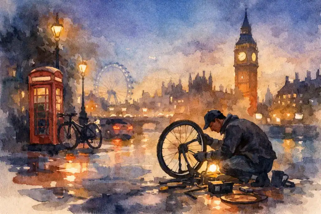 Late Night Puncture Repair in London