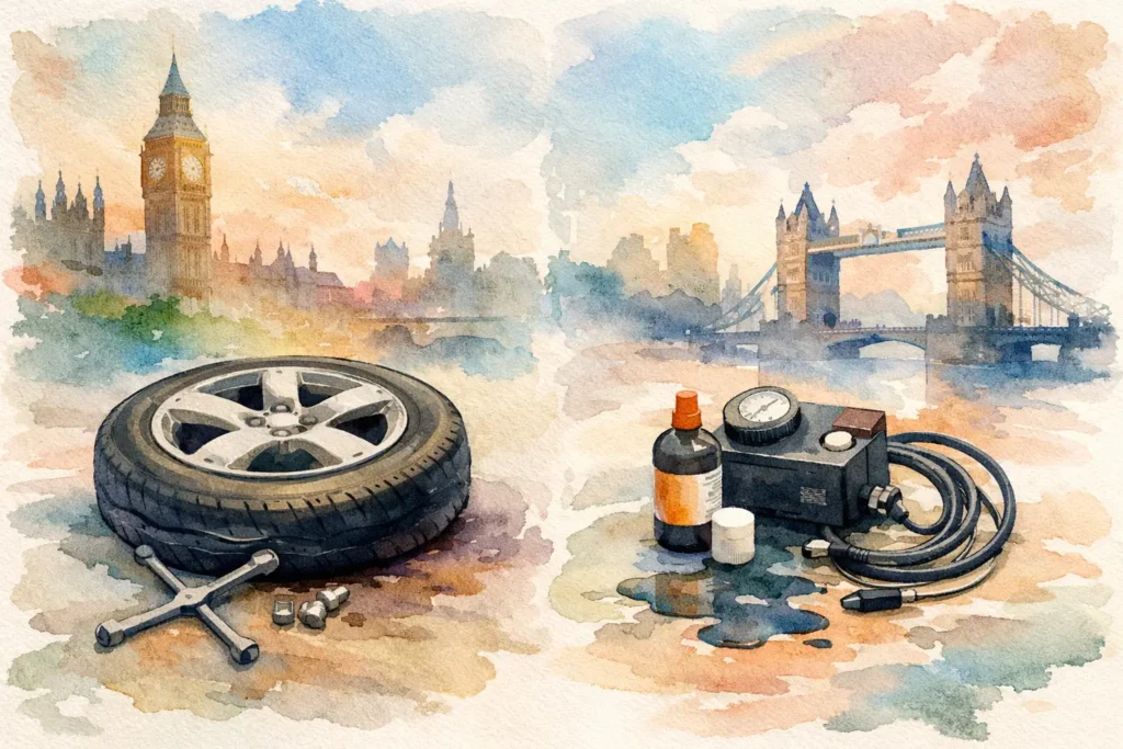 Spare Wheel Versus Sealant for London Drivers
