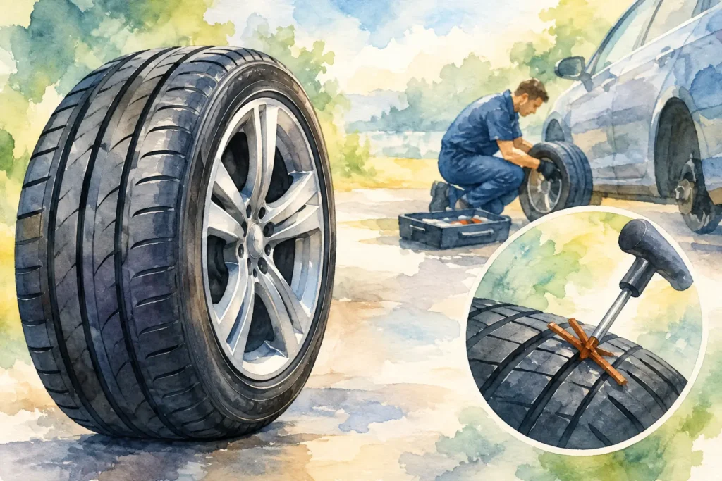 Are Run Flat Tyres Repairable? The Safe Answer