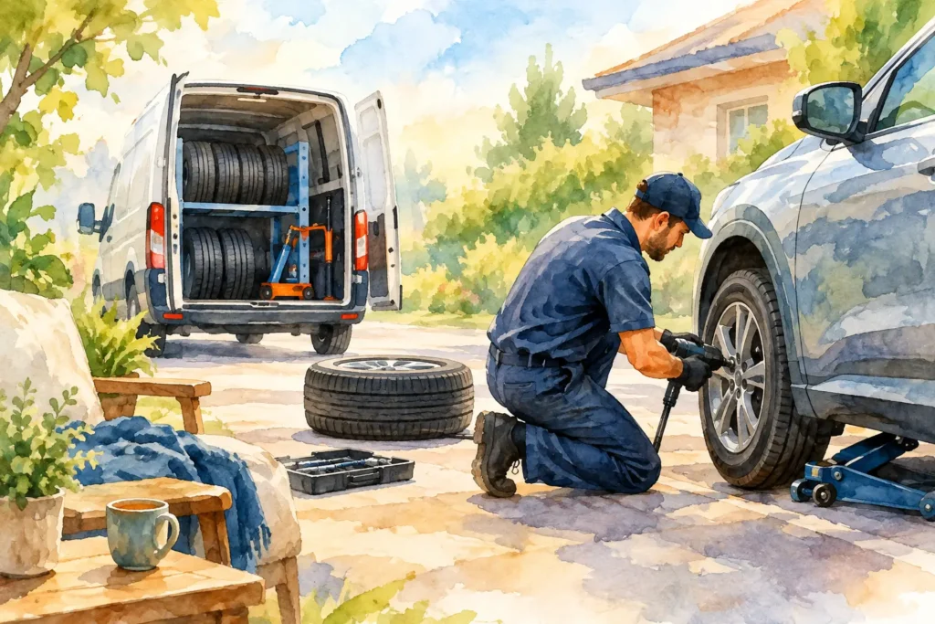 How to Prepare for a Mobile Tyre Fitter Visit