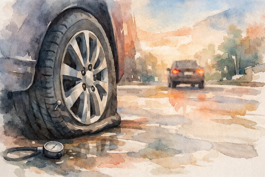 Slow Puncture Symptoms You Should Not Ignore