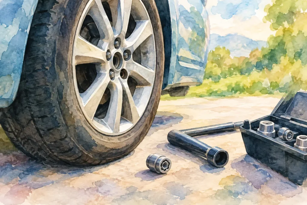 What to Do After a Locking Wheel Nut Is Lost