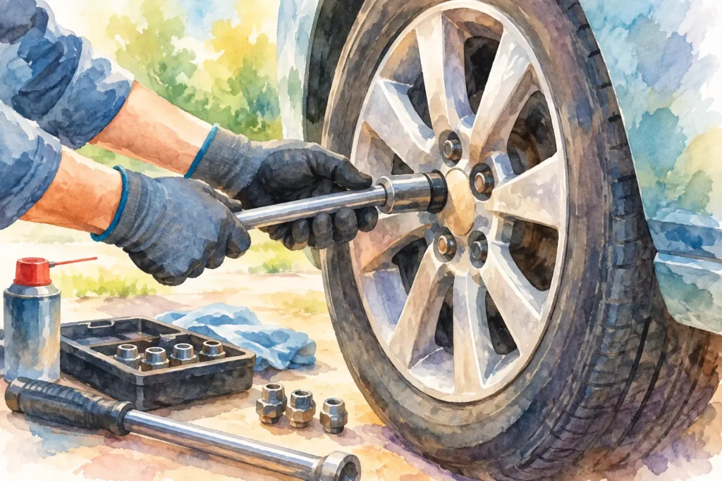 How to Remove Seized Locking Wheel Nuts Safely