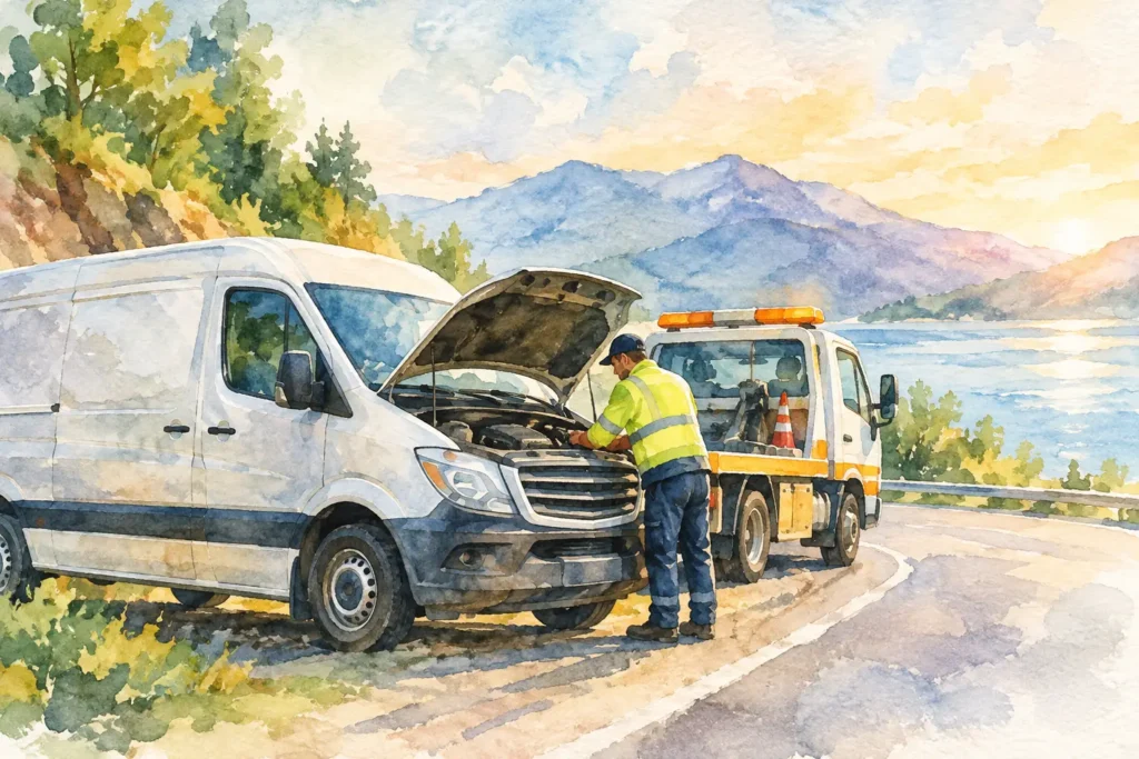 Van Recovery When You Need Roadside Help